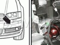 Headlamp Components Diagram for 2007 Audi S8  5.2 V10 GAS