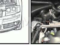 Engine Compartment Diagram for 2008 Audi S8  5.2 V10 GAS