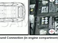 Engine Compartment Ground Diagram for 2008 Audi TT Quattro  3.2 V6 GAS