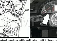 Instrument Panel Diagram for 2008 Audi A6 Quattro Avant 3.2 V6 GAS