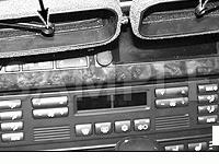 Center of Dash Diagram for 1995 BMW 750IL  5.4 V12 GAS