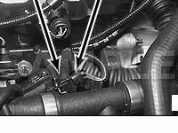 LH Side of Engine Diagram for 1997 BMW 750IL  5.4 V12 GAS