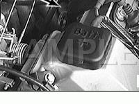 Top Front of Engine Diagram for 1999 BMW 750IL  5.4 V12 GAS