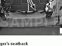 In Passenger's Seatback Diagram for 1995 BMW 750IL  5.4 V12 GAS