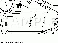 In Upper RH Rear Door Diagram for 1996 BMW 750IL  5.4 V12 GAS