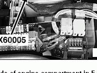 Rear RH Side of Engine Compartment in E-Box Diagram for 1998 BMW 750IL  5.4 V12 GAS