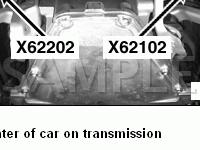 Under Center of Car on Transmission Diagram for 1996 BMW 750IL  5.4 V12 GAS