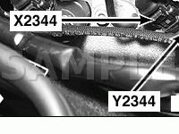Rear of Engine Diagram for 2001 BMW 740I  4.4 V8 GAS