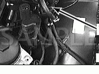 LH Side of Engine Compartment Diagram for 2001 BMW 750IL  5.4 V12 GAS