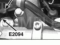 Rear of Engine Diagram for 2000 BMW 750IL  5.4 V12 GAS