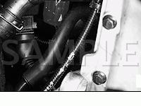 LH Side of Engine under Intake Manifold Diagram for 2001 BMW 740I  4.4 V8 GAS