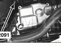 Rear of Engine under Intake Manifold Diagram for 2000 BMW 750IL  5.4 V12 GAS