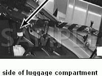 In Rear RH Side of Luggage Compartment Diagram for 2003 BMW M5  5.0 V8 GAS