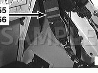 Below RH Luggage Compartment Trim Panel Diagram for 2004 BMW 530I  3.0 L6 GAS