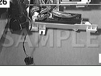 Behind Glove Box Diagram for 2005 BMW 530I  3.0 L6 GAS