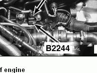 LH Side of Engine Diagram for 2001 BMW 530I  3.0 L6 GAS
