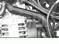 LH Side of Engine under Intake Manifold Diagram for 2003 BMW M5  5.0 V8 GAS