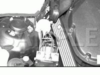 Rear RH Side of Engine Compartment in E-Box Diagram for 2003 BMW M5  5.0 V8 GAS