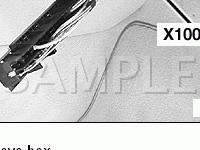 Behind Glove Box Diagram for 2003 BMW 530I  3.0 L6 GAS