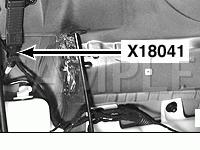 RH Front of Wheel Well Diagram for 2005 BMW 525I  2.5 L6 GAS