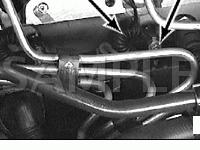 Rear of Engine under Intake Manifold Diagram for 2005 BMW 325I  2.5 L6 GAS