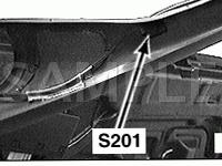 Window Strip in Passenger's Door Diagram for 2001 BMW 525I Sport Wagon 2.5 L6 GAS