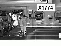 In Lift Gate Diagram for 2004 BMW 525I  2.5 L6 GAS