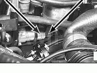 LH Side of Engine Compartment, Bottom Diagram for 2002 BMW 525I  2.5 L6 GAS