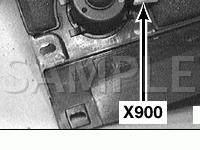 Driver's Side Footwell Diagram for 2003 BMW 530I  3.0 L6 GAS