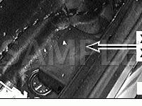 RH Side of RH Footwell under Carpet Diagram for 2003 BMW M5  5.0 V8 GAS