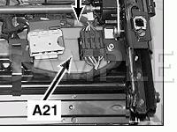 Underside Of Driver's Seat Diagram for 2002 BMW 325CI  2.5 L6 GAS