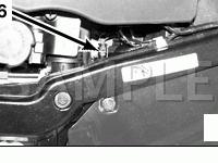 Front Of Engine Compartment Diagram for 2004 BMW 325I  2.5 L6 GAS