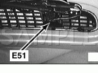 Underside Of Engine Hood Diagram for 2002 BMW 330CI  3.0 L6 GAS