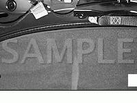 Rear Left Roof Area Diagram for 2004 BMW 330CI  3.0 L6 GAS