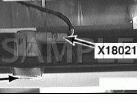 Under Center Of Rear Bumper Diagram for 2001 BMW 325CI  2.5 L6 GAS
