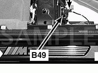 Under Carpet Of Passenger's Seat Diagram for 2001 BMW 330I  3.0 L6 GAS