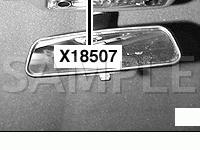In Headliner Diagram for 2004 BMW 325XI  2.5 L6 GAS