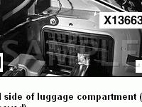 In Rear RH Side Of Luggage Compartment Diagram for 2002 BMW 330CI  3.0 L6 GAS
