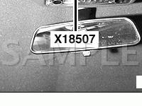 In Headliner Diagram for 2006 BMW 325I  3.0 L6 GAS