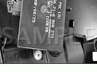 Behind Rear Seat Backrest In Luggage Compartment Diagram for 2004 BMW 325XI  2.5 L6 GAS