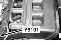 Top Front Of Engine Diagram for 2005 BMW 325I  2.5 L6 GAS
