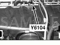 Top Center Of Engine Diagram for 2006 BMW 325CI  2.5 L6 GAS