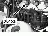 Top Center Of Engine Diagram for 2002 BMW 325XI  2.5 L6 GAS