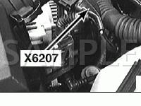 RH Side Of Engine Compartment Diagram for 2004 BMW 325CI  2.5 L6 GAS