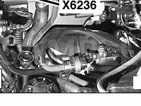 LH Side Of Engine Under Intake Pipe Diagram for 2002 BMW 330CI  3.0 L6 GAS