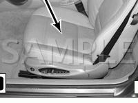 Underside Of Driver's Seat Diagram for 2002 BMW 330I  3.0 L6 GAS