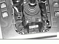 Near Selector Lever Diagram for 2002 BMW 325XI  2.5 L6 GAS