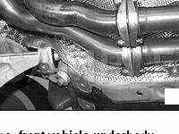 Exhaust Pipe, Front Vehicle Underbody Diagram for 2001 BMW 325CI  2.5 L6 GAS