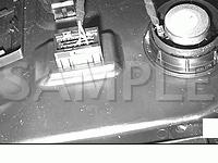 In Cover Of Left Footwell Diagram for 2005 BMW 330I  3.0 L6 GAS