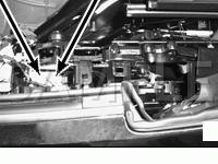 Covertible Top Linkage, Rear Left Diagram for 2002 BMW 325XI Sport Wagon 2.5 L6 GAS